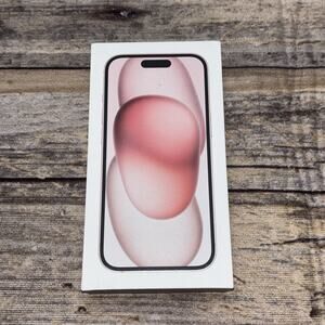 Apple iPhone 15 Box Pink 128GB Original Packaging Case Only